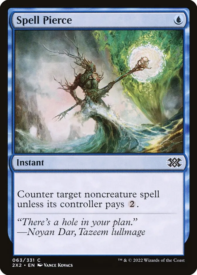 2022 Double Masters 2022 Spell Pierce common #63 common card image