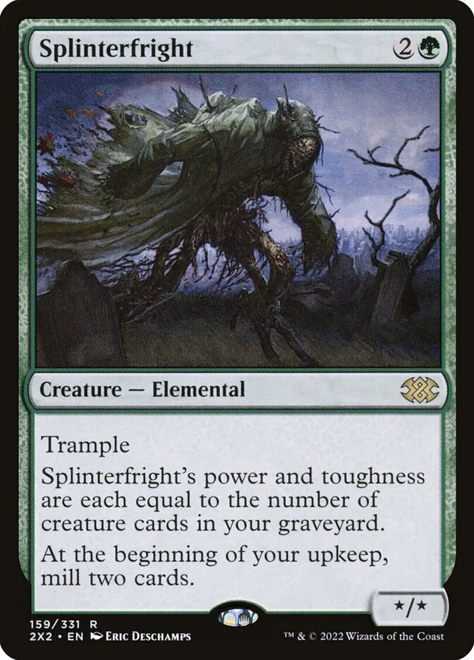 2022 Double Masters 2022 Splinterfright rare #159 rare card image