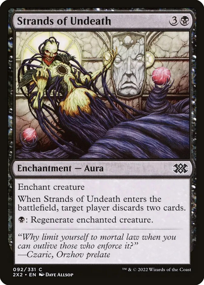 2022 Double Masters 2022 Strands of Undeath #92 common card image