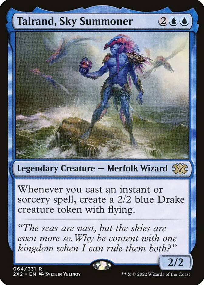 2022 Double Masters 2022 Talrand, Sky Summoner rare #64 rare card image