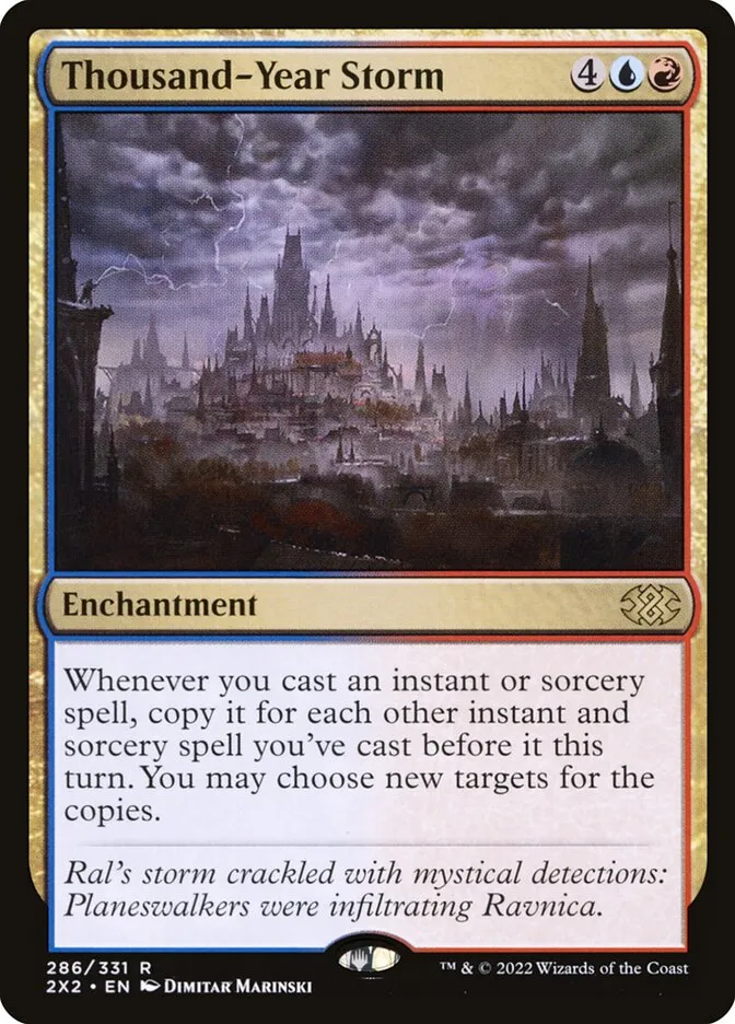 2022 Double Masters 2022 Thousand-Year Storm #286 rare card image
