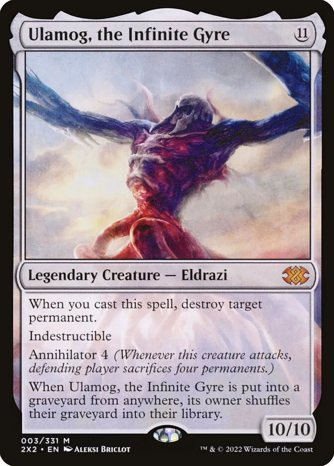 2022 Double Masters 2022 Ulamog, the Infinite Gyre mythic #3 mythic card image