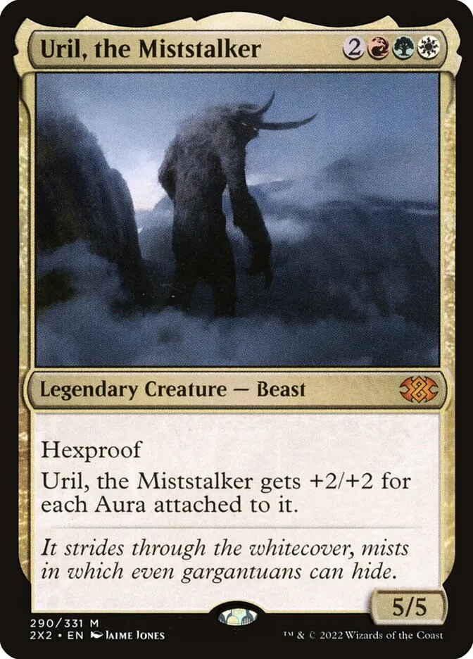 2022 Double Masters 2022 Uril, the Miststalker #290 mythic card image