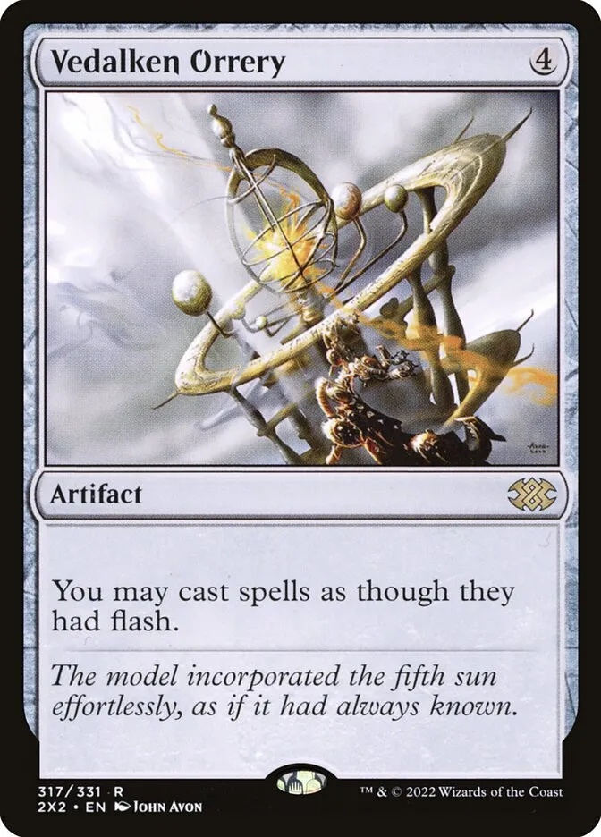 2022 Double Masters 2022 Vedalken Orrery #317 rare card image