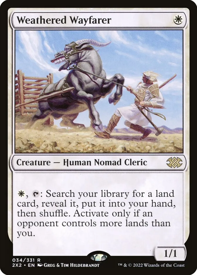 2022 Double Masters 2022 Weathered Wayfarer rare #34 rare card image