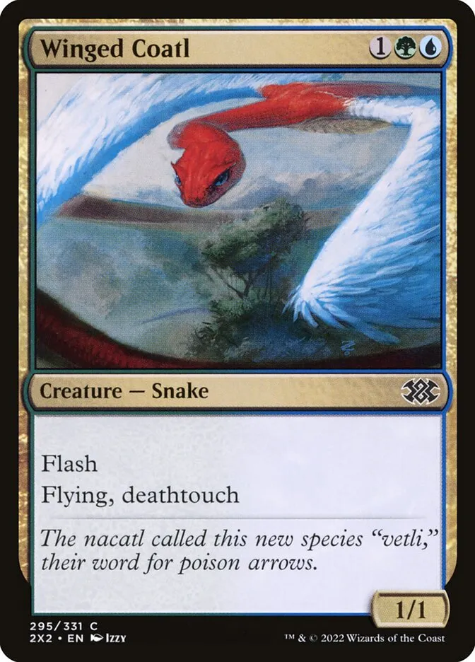 2022 Double Masters 2022 Winged Coatl common #295 common card image