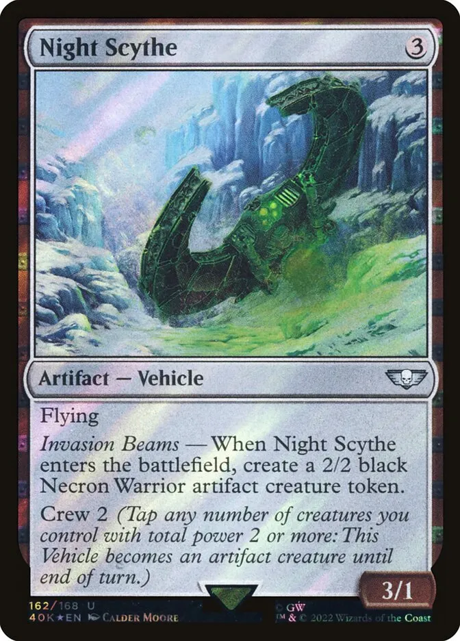 2022 Warhammer 40,000 Commander Night Scythe #162★ uncommon card image