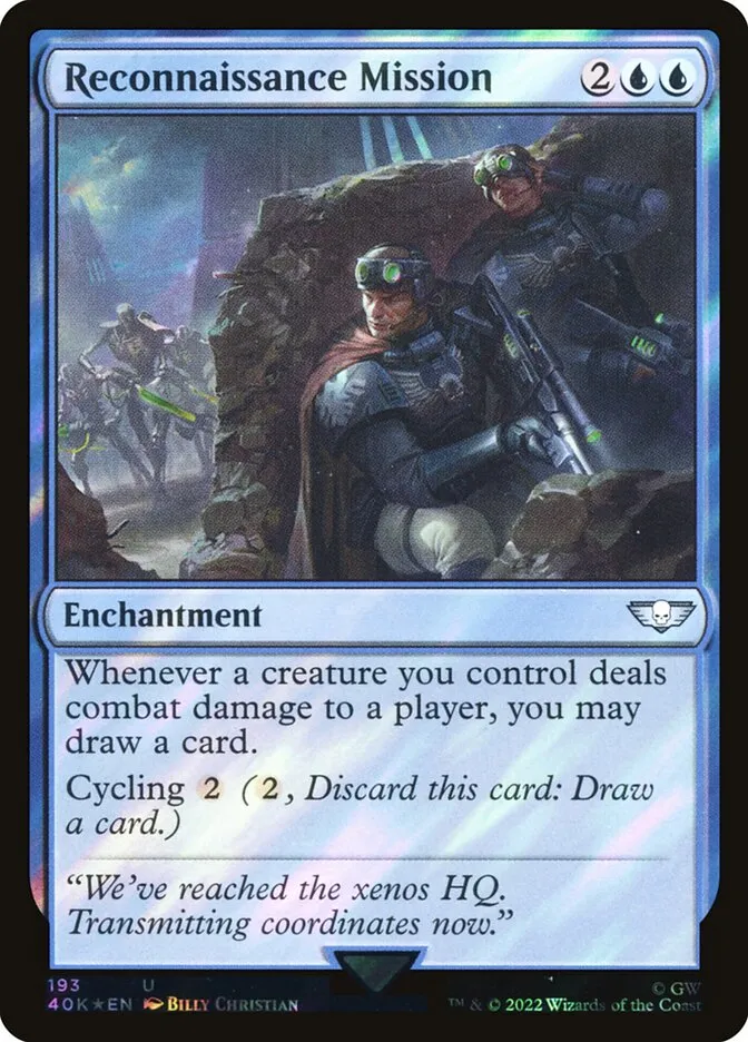 2022 Warhammer 40,000 Commander Reconnaissance Mission #193★ uncommon card image