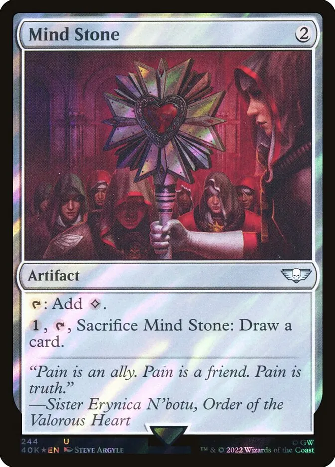2022 Warhammer 40,000 Commander Mind Stone #244★ uncommon card image