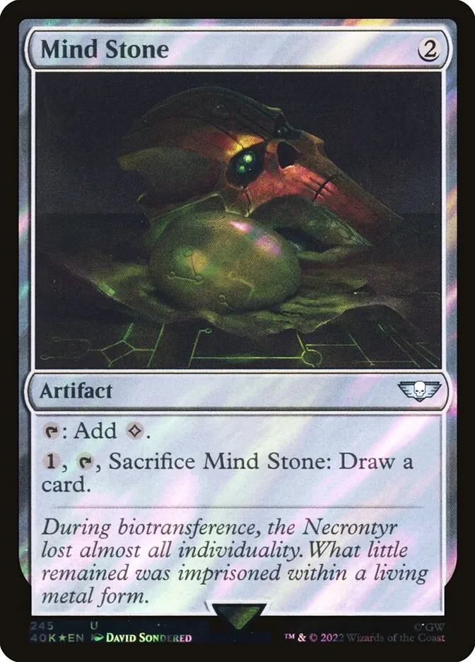 2022 Warhammer 40,000 Commander Mind Stone uncommon #245 uncommon card image