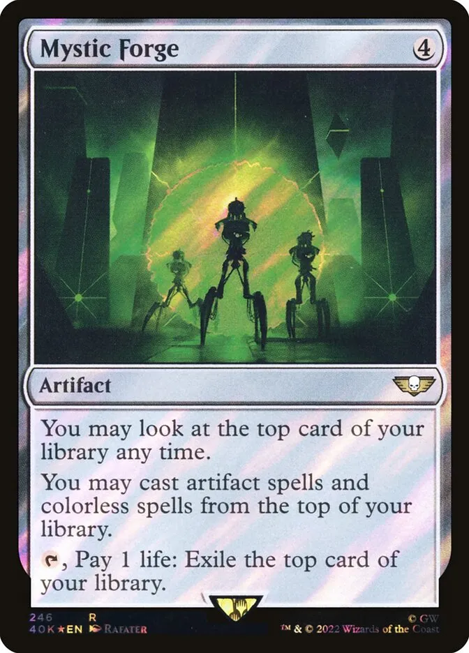 2022 Warhammer 40,000 Commander Mystic Forge #246★ rare card image