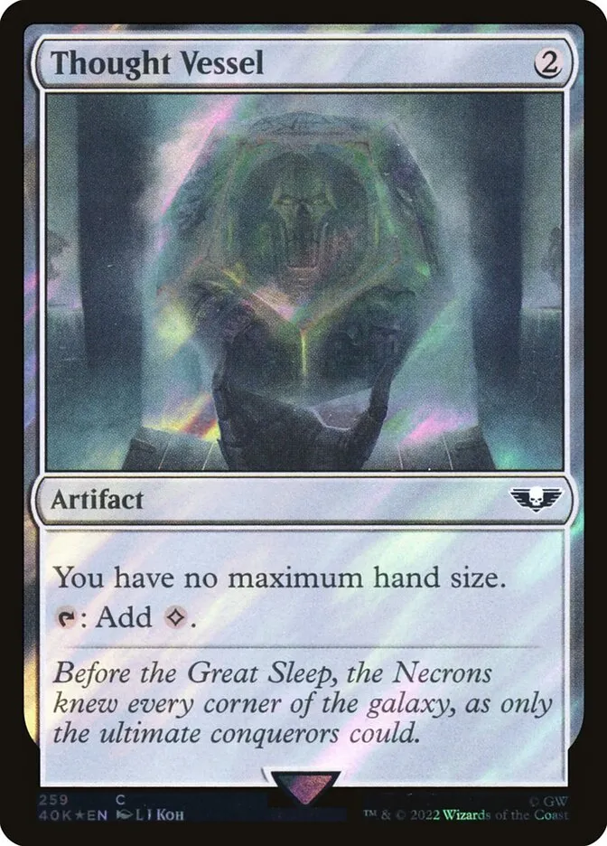2022 Warhammer 40,000 Commander Thought Vessel #259★ common card image