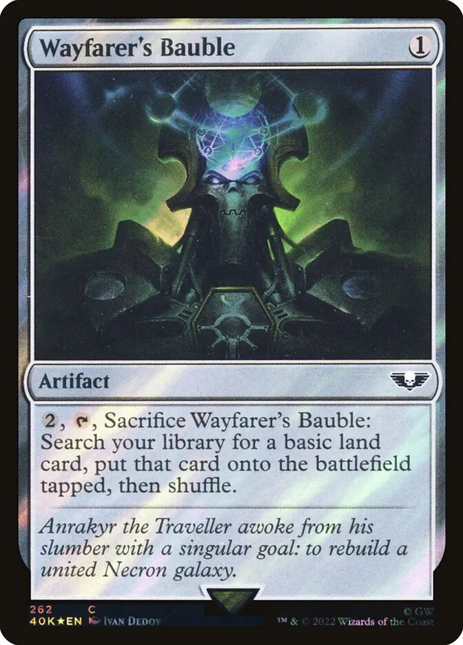 2022 Warhammer 40,000 Commander Wayfarer's Bauble #262 common card image