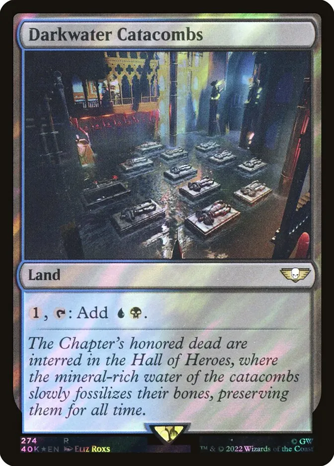 2022 Warhammer 40,000 Commander Darkwater Catacombs #274★ rare card image