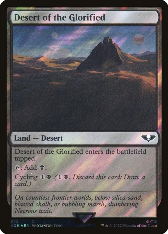 2022 Warhammer 40,000 Commander Desert of the Glorified #275★ common card image