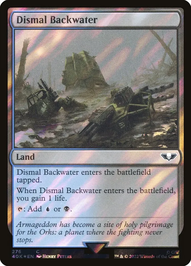 2022 Warhammer 40,000 Commander Dismal Backwater #276★ common card image