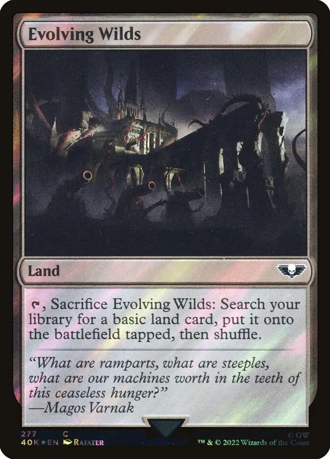 2022 Warhammer 40,000 Commander Evolving Wilds #277★ common card image