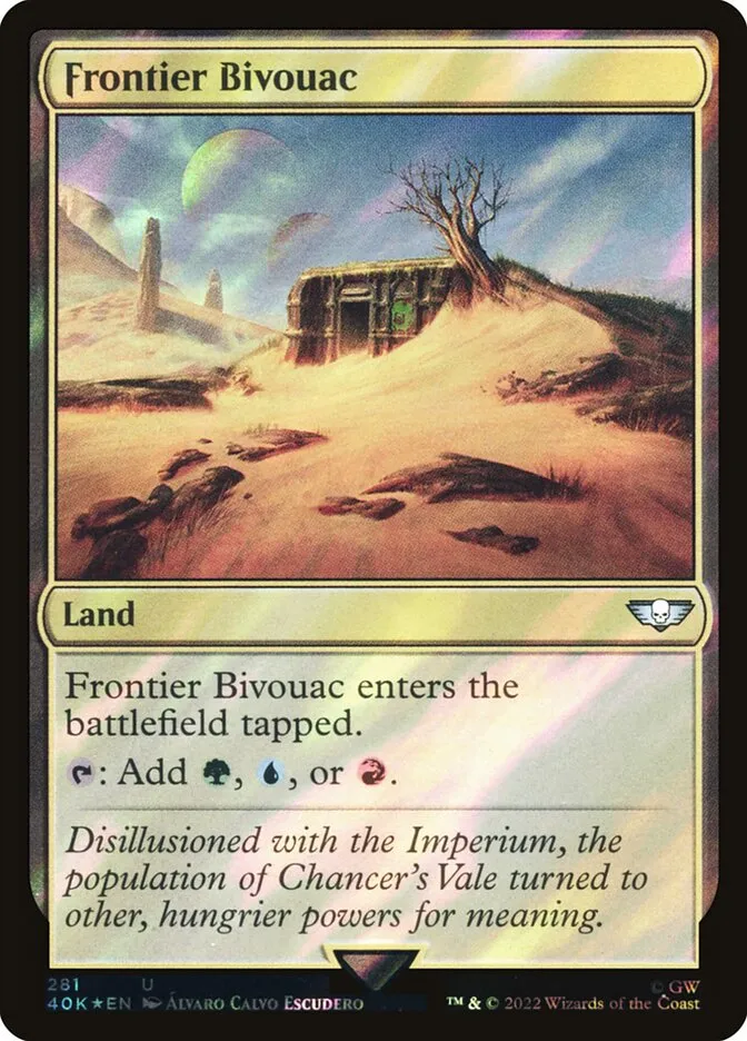 2022 Warhammer 40,000 Commander Frontier Bivouac #281★ uncommon card image