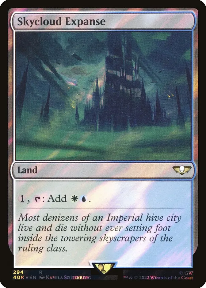 2022 Warhammer 40,000 Commander Skycloud Expanse #294★ rare card image