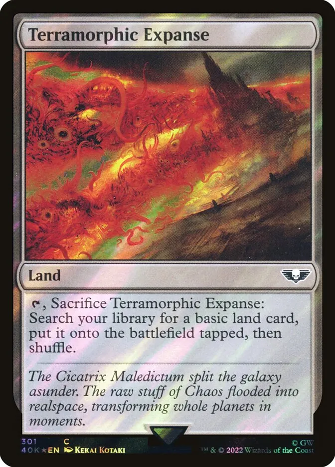 2022 Warhammer 40,000 Commander Terramorphic Expanse #301★ common card image