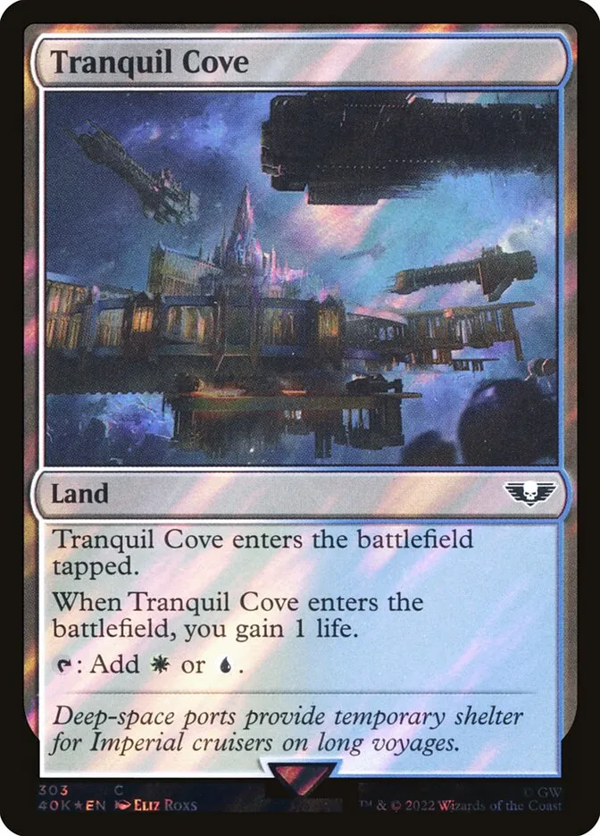 2022 Warhammer 40,000 Commander Tranquil Cove #303★ common card image