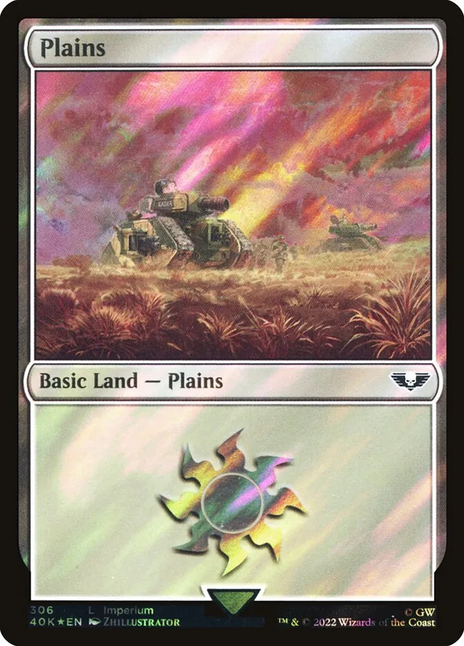 2022 Warhammer 40,000 Commander Plains #306★ common card image