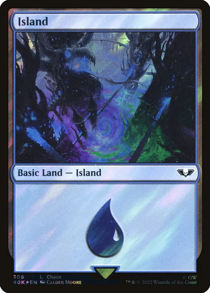 2022 Warhammer 40,000 Commander Island common #308 common card image