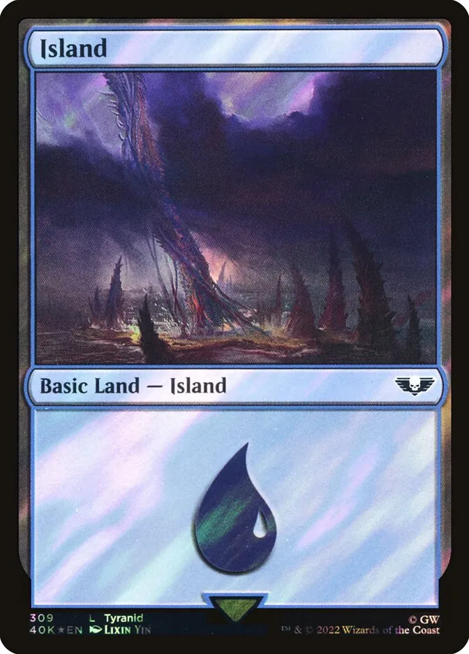 2022 Warhammer 40,000 Commander Island common #309 common card image