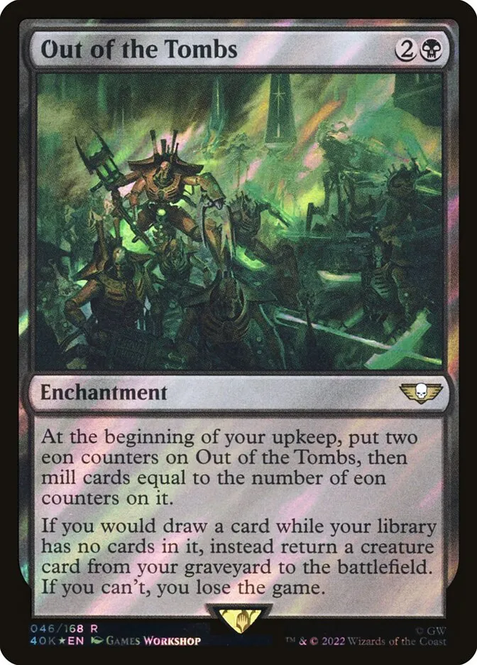 2022 Warhammer 40,000 Commander Out of the Tombs rare #46★ rare card image