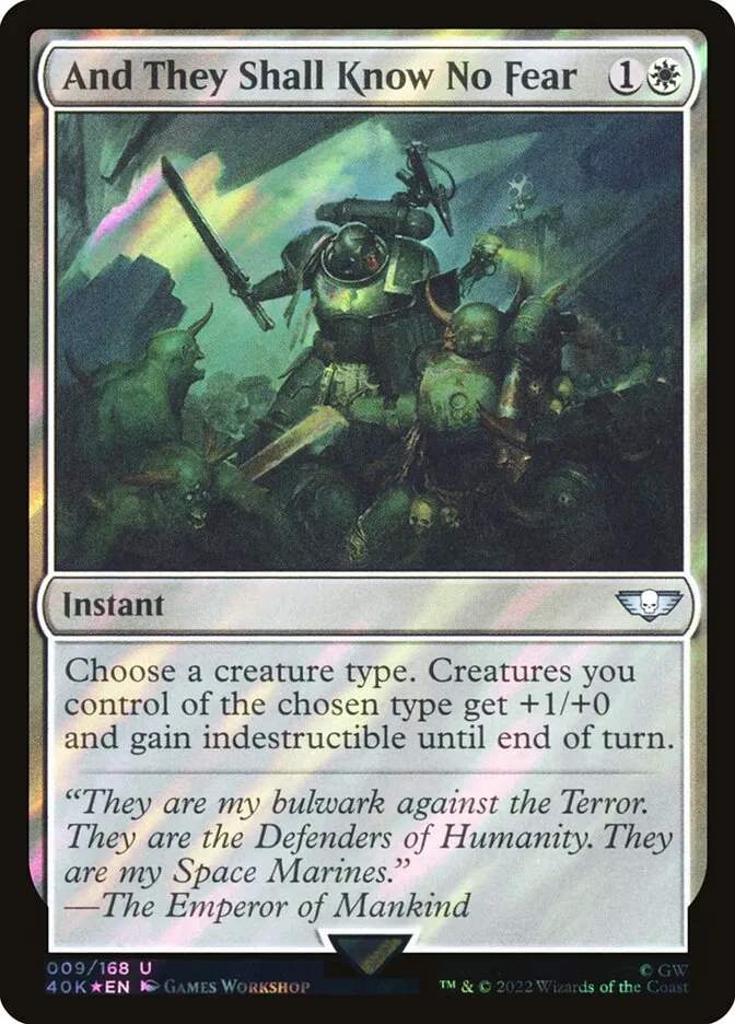 2022 Warhammer 40,000 Commander And They Shall Know No Fear uncommon #9★ uncommon card image