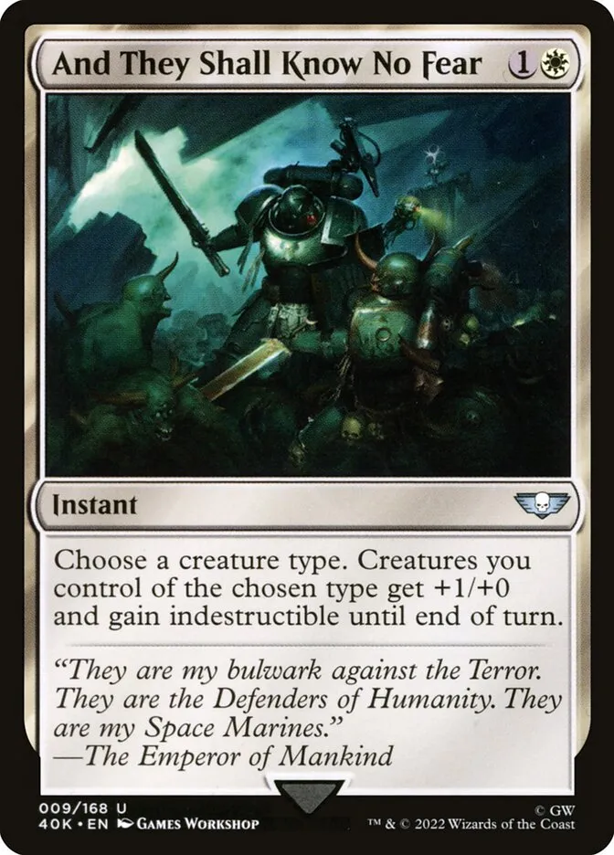 2022 Warhammer 40,000 Commander And They Shall Know No Fear uncommon #9 uncommon card image