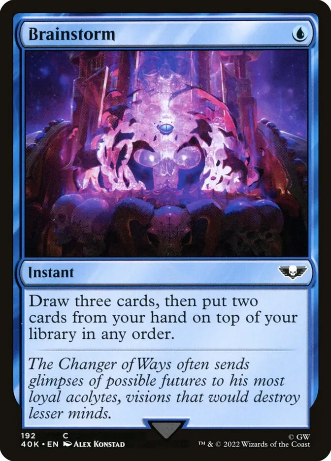 2022 Warhammer 40,000 Commander Brainstorm common #192 common card image