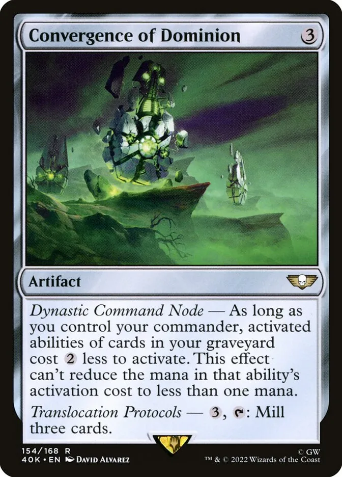 2022 Warhammer 40,000 Commander Convergence of Dominion #154 rare card image