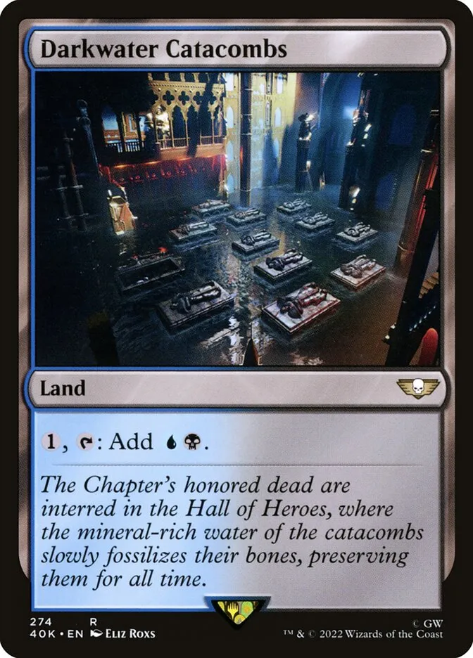 2022 Warhammer 40,000 Commander Darkwater Catacombs #274 rare card image
