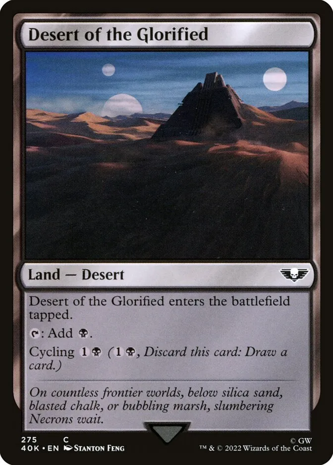 2022 Warhammer 40,000 Commander Desert of the Glorified #275 common card image