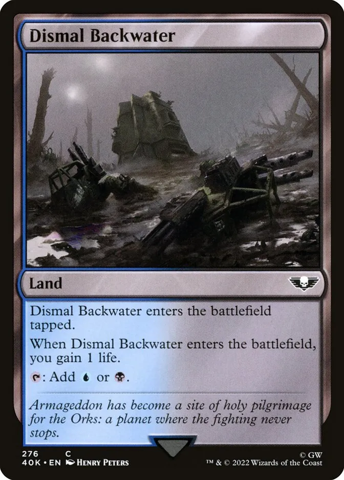 2022 Warhammer 40,000 Commander Dismal Backwater #276 common card image
