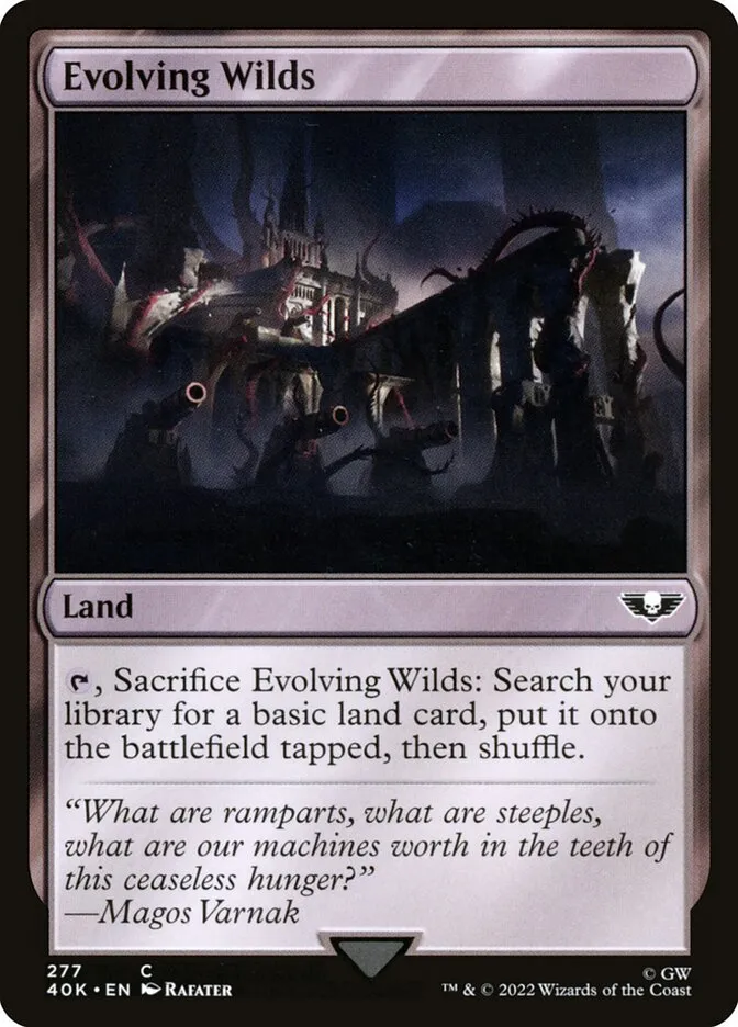 2022 Warhammer 40,000 Commander Evolving Wilds common #277 common card image