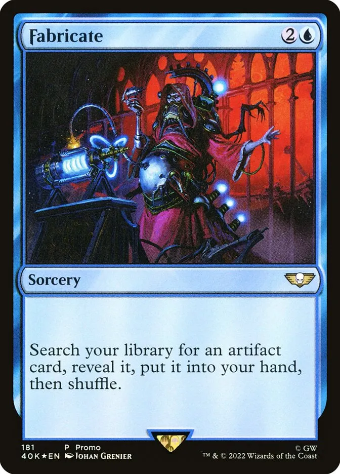 2022 Warhammer 40,000 Commander Fabricate #181 rare card image