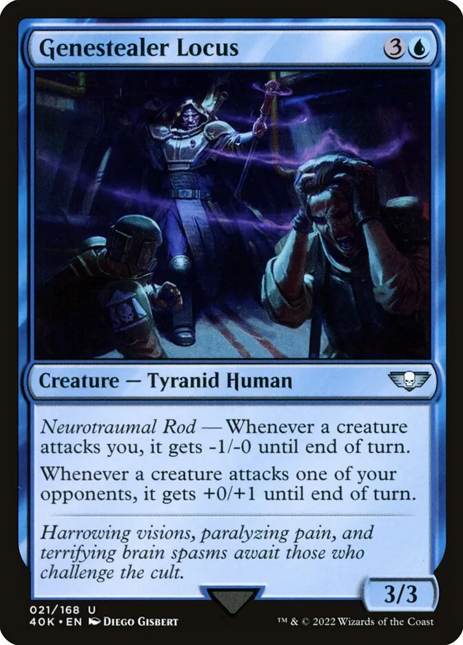 2022 Warhammer 40,000 Commander Genestealer Locus uncommon #21 uncommon card image