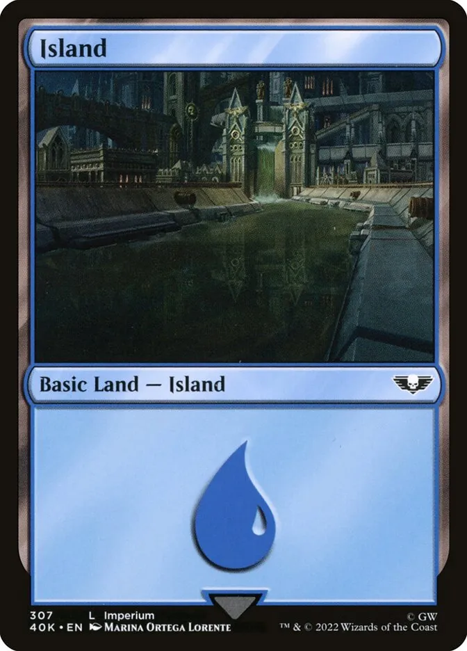 2022 Warhammer 40,000 Commander Island common #307 common card image