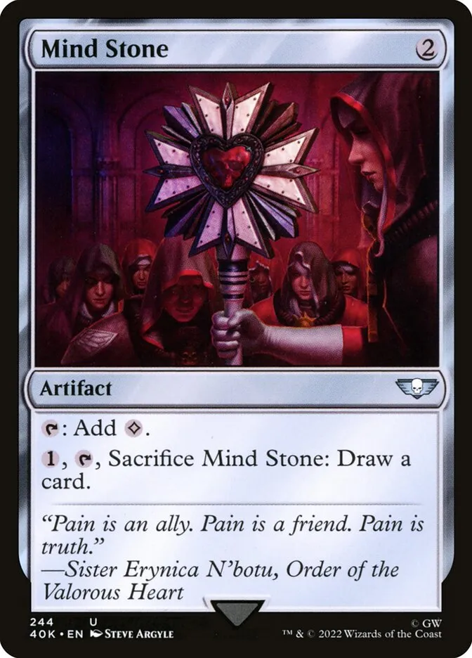 2022 Warhammer 40,000 Commander Mind Stone uncommon #244 uncommon card image