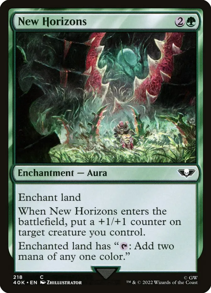 2022 Warhammer 40,000 Commander New Horizons #218 common card image
