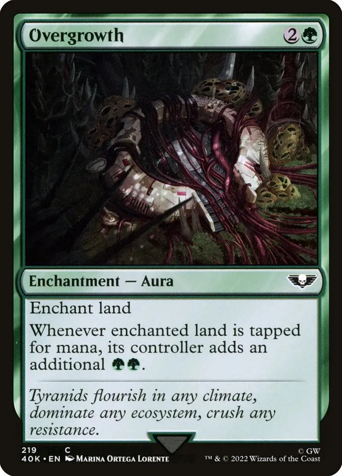 2022 Warhammer 40,000 Commander Overgrowth #219 common card image