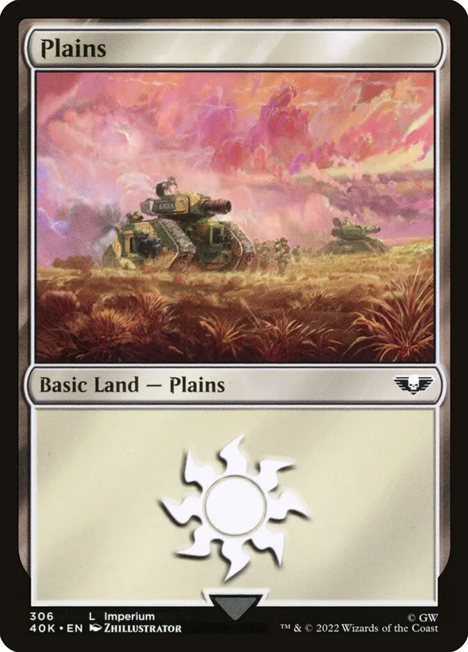 2022 Warhammer 40,000 Commander Plains common #306 common card image