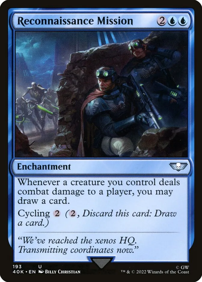 2022 Warhammer 40,000 Commander Reconnaissance Mission #193 uncommon card image