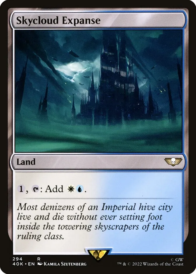 2022 Warhammer 40,000 Commander Skycloud Expanse #294 rare card image