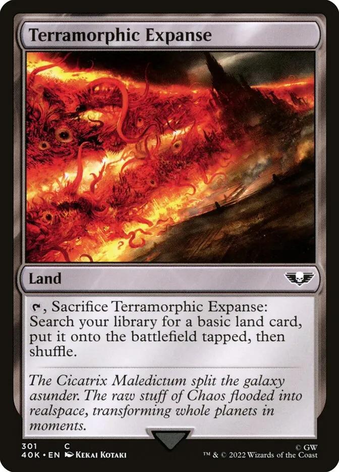 2022 Warhammer 40,000 Commander Terramorphic Expanse common #301 common card image