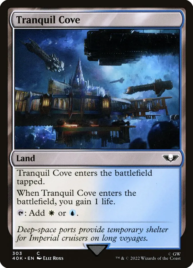 2022 Warhammer 40,000 Commander Tranquil Cove #303 common card image