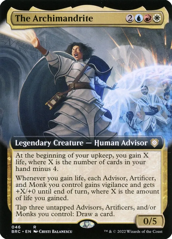 2022 The Brothers' War Commander The Archimandrite rare #46 rare card image