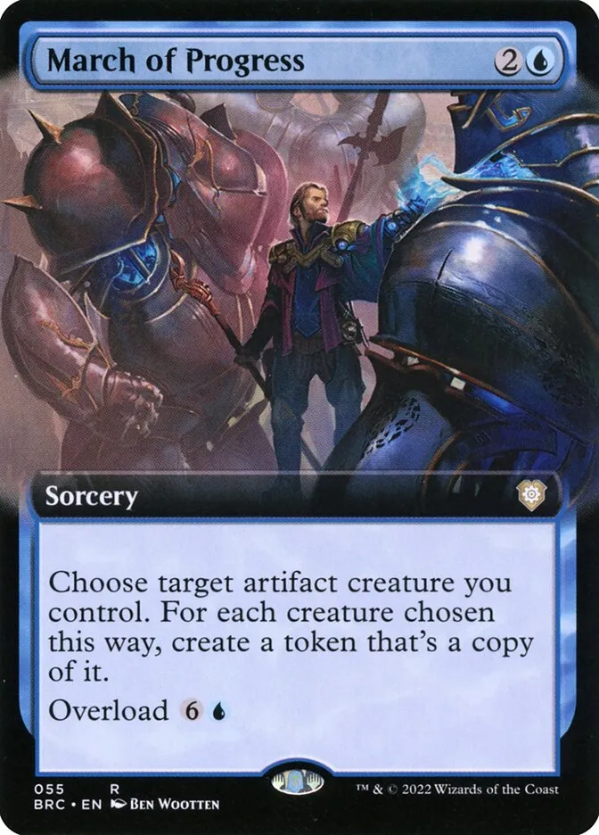 2022 The Brothers' War Commander March of Progress rare #55 rare card image